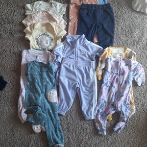 Adidas Kids One Piece Footie - Light Purple